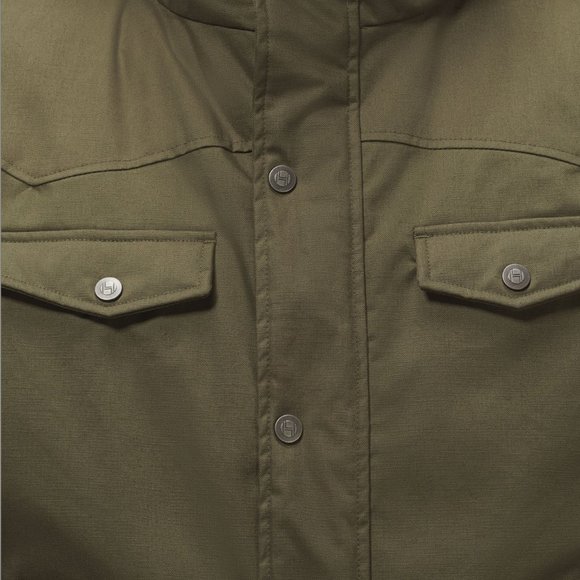 Men's Vest OLIVE GREEN (MWJ-008) - Picture 3 of 6